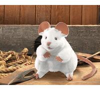 Folkmanis Puppets - 2219 - Marionnette Et Théâtre - White Mouse