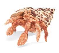 Peluche marionnette crabe hermite 33 cm de la marque Folkmanis