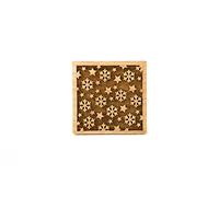 PATISSE - Tampon à biscuits carré - motif Flocons de neige