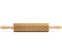 Folkroll rouleau à pâte Nounours, grand, 43 cm, rouleau à pâtisserie, rouleau à gaufrer, motif, rouleau, bois de hêtre, 331453