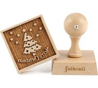 FOLKROLL Tampon pour biscuits Joyeux Noël 55x55mm