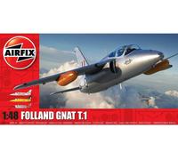 FOLLAND GNAT T.1 Training School/Aerobatic (3 Décos) - AIRFIX 1/48 PLASTIC KIT