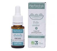 Folle Avoine Ou Wild Oat N°36 - Capacité D'entreprendre Bio Aux Fleurs De Bach 15 Ml - Herbiolys