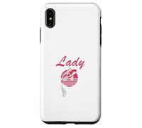 Folle Dame des koïs Humour Passion Bassin Coque pour iPhone XS Max