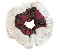 Folles élégantes pour les femmes Grand bandeau Cheveux élastiques Style français Croustillant Cheveux Bobbles Support de queue de cheval