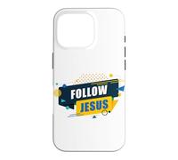 Follow Jesus: Christian Gospel Evangelism Church Ministry Coque pour iPhone 16 Pro