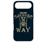 Follow Jesus He is The Way Christian Motorcycle Gospel Biker Coque pour iPhone Air