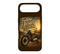 Follow Jesus He is The Way Christian Motorcycle Gospel Biker Coque pour iPhone Air