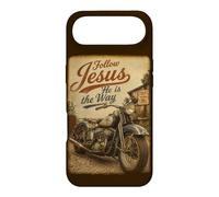Follow Jesus He is The Way Christian Motorcycle Vintage Coque pour iPhone Air