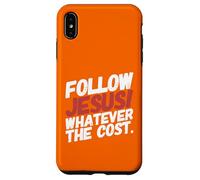 Follow Jesus Whatever The Cost Matthieu 19 Coque pour iPhone XS Max