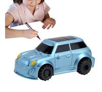 Follow The Pen Car - Véhicule à Induction STEM, Jouet d'ingénierie éducative | Robot interactif de Suivi de Ligne Noire, kit d'apprentissage de Voiture de traçage pour, Jeu Pratique