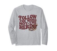 Follow The Word Not The Herd Christian Bible Verse Scripture Manche Longue