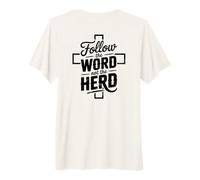 Follow The Word Not The Herd Christian Bible Verse Scripture T-Shirt Haut de Gamme