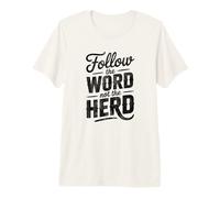 Follow The Word Not The Herd Christian Bible Verse Scripture T-Shirt Haut de Gamme