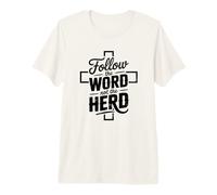 Follow The Word Not The Herd Christian Bible Verse Scripture T-Shirt Haut de Gamme