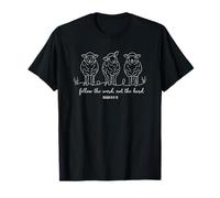 Follow The Word Not The Herd Christian Bible Verse Sheep T-Shirt
