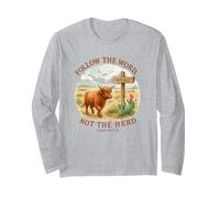 Follow The Word Not The Herd Isaiah 8:11-13 Western Cow Manche Longue