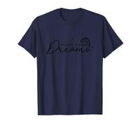 Follow Your Dreams Citation de Motivation avec étoiles Arc-en-Ciel T-Shirt