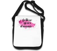 Follow Your Dreams Pink Splash Sac à bandoulière Blanc