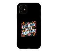 Follow Your Dreems Grammar Joke Mauvais orthographe Tatouage Incorrect Coque pour iPhone 11