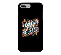 Follow Your Dreems Grammar Joke Mauvais orthographe Tatouage Incorrect Coque pour iPhone 7 Plus/8 Plus