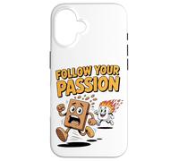 Follow Your Passion Amusant Camping Inspirant Coque pour iPhone 16