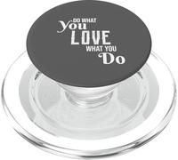 Follow Your Passion Motivational Hobbyist Quote Graphic Love PopSockets PopGrip pour MagSafe