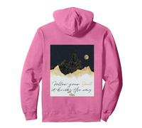 Follow Your Soul - suis Ton âme, Elle connait Le Chemin Sweat à Capuche, Unisexe pour Adultes, Rose Vif, L