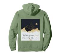 Follow Your Soul - suis Ton âme, Elle connait Le Chemin Sweat à Capuche, Unisexe pour Adultes, Vert Sauge, L