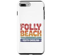 Folly Beach, Ville de Surf Vintage en Caroline du Sud Coque pour iPhone 7 Plus/8 Plus