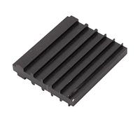 FOLOSAFENAR Outil de meulage , Guide d'affûtage du Cuir Fente quadratique Fente en Forme de U pour chanfreiner(Emplacement Quadrate Noir)