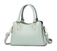 FOLOVEYA Sac a Main Femme Élégant Sac Cabas Cuir PU Mode Sacs à Main Portés Epaule Sac Bandoulière Multipoches Sac Dame pour Voyage Travail Achats Bureau Vert