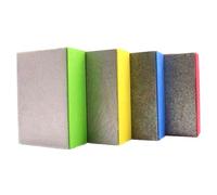 Folpus 4 blocs de ponçage, outil de ponçage manuel, facile à utiliser, réutilisable, de qualité supérieure, résistant à l'usure, blocs de papier, Style B