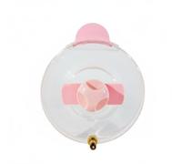Folpus Abreuvoir pour Oiseaux Distributeur Automatique Bouteille Mangeoire Accessoire Cage Embout en Métal Résistant Fixation Ferme sur Barreaux Réservoir, Rose