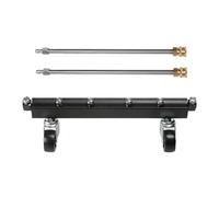 Folpus Accessoire de nettoyage de soubassement et de surface pour le lavage de voiture sous châssis, balai à eau pour trottoirs