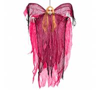 Folpus Ange Esprit d'halloween Suspendu Encombrement Réduit Esprit des Ailes Polyvalent Décoration Yeux Lumineux Rges pr Porches