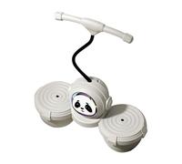 Folpus Ballon Sauteur avec Pompe, idéal pour Les Jeux et activités Sportives en intérieur et en extérieur, Blanc