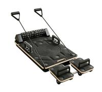 Folpus Banc d'exercice Pliable Compact | Résistant, Planche Musculation avec Poignées, pour Salon, Adultes, Débutants