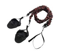 Folpus Bande de Résistance de Natation Bande de Force pour Bras Corde Latex Élasticité Supérieure Équipement Portable d'Entraînement Musculaire Adaptée pour, Noir Rouge 60lbs