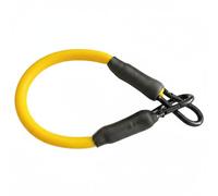 Folpus Bande de Résistance Femmes Bande d'exercice Sangle de Cheville Corde Élastique Sangle de Glute en Latex pour Tension Contrôlée et Kickbacks, Jaune, 10 Livres