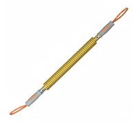 Folpus Barre de Résistance Fitness Barre à Ressort Outil de Musculation Extenseur de Poitrine Équipement de Force Prise Ferme, Ressort Doré Poignée Bicolore Nouvelle Version, 60KG