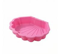 Folpus Bassin de Jeu Sensoriel Enfant Bac Sable Bac Eau Plateau Jouet Plastique pour Intérieur et Extérieur avec Parois Arrondies et Stries Adapté aux École, Rose