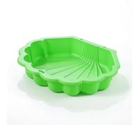 Folpus Bassin de Jeu Sensoriel Enfant Bac Sable Bac Eau Plateau Jouet Plastique pour Intérieur et Extérieur avec Parois Arrondies et Stries Adapté aux École, Vert