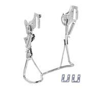 Folpus Béquille de Vélo Électrique Béquille Centrale Robuste et Support de Réparation Pièce de Rechange pour en Fer Adapté à L'Entretien, Double Ouverture, 14 Pouces