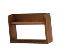 Folpus Berceau de bibliothèque Flottante en Bois Portable de Mode Portable décoration Murale étagère étagère pour Salon du Couloir, Brun 40cmx12cmx20cm