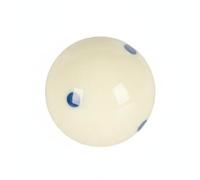 Folpus Bille de Billard Bille de Snooker Balle de Billard Bille Blanche Boule Blanche en Résine Phénolique Surface Polie pour, 57,2 Mm, Grande Bille De Queue 4A avec Six Points Bleus