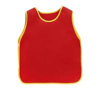 Folpus Blouse d'art pour les jeunes artistes, garçons et filles de 5 à 7 ans, Rouge