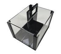 Folpus Boîte de rangement pour chips en acrylique, portable et transparente, idéale pour la maison, le bar, la vitrine ou le transport de 600 chips, Vide