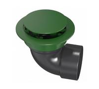 Folpus Bonde à Relevage Coude Up Bonde Siphon Raccord Corps en Plastique avec Chemin d'Évacuation Guidé et Profil Compact Évacuation d'Appareil Foyer Installation de Plomberie Réparation, 7,6 Cm