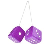 Folpus Breloques de Rétroviseur En Peluche, Jouets Confortables et Chics, Pendentif de Voiture, Ornements Suspendus pour Salon, Véhicules, Automobiles, Fenêt, violet